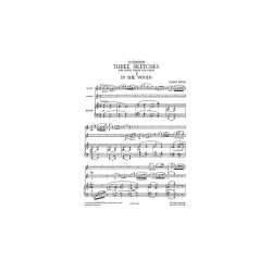 Hodge, T Three Sketches  Flute, Violin And Piano Score And Parts