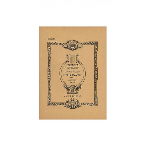 Lennox Berkeley: String Quartet No.2 Op.15 (Miniature Score)
