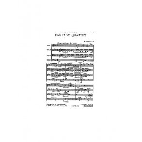 E.J. Moeran: Fantasy Quartet (Miniature Score)