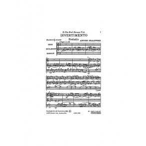 Szalowski: Divertimento (Miniature Score)