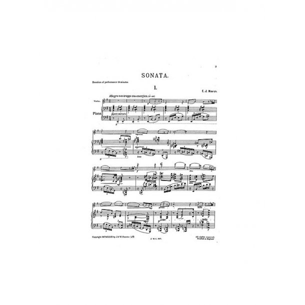 Ernest Moeran: Sonata For Violin And Piano