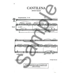 Ernest Baker: Cantilena For Oboe And Piano