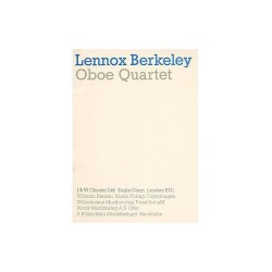Lennox Berkeley: Oboe Quartet Op.70 (Miniature Score)