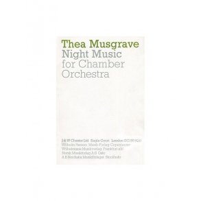 Thea Musgrave: Night Music (Study Score)