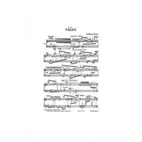 Anthony Payne: Paean for Solo Piano