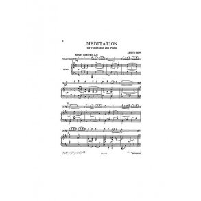 Trew, A Meditation (No 1 From Four Contrasts) Cello And Piano