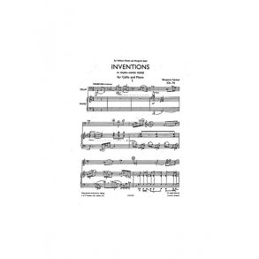 Frankel: Inventions for Cello and Piano