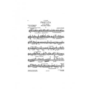 Antony Hopkins: Partita In G Minor Solo Violin