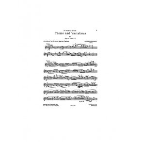 Lennox Berkeley: Theme And Variations Op. 33 No.1 for Solo Violin