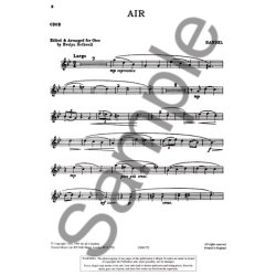 G.F. Handel: Air And Rondo For Oboe And Piano