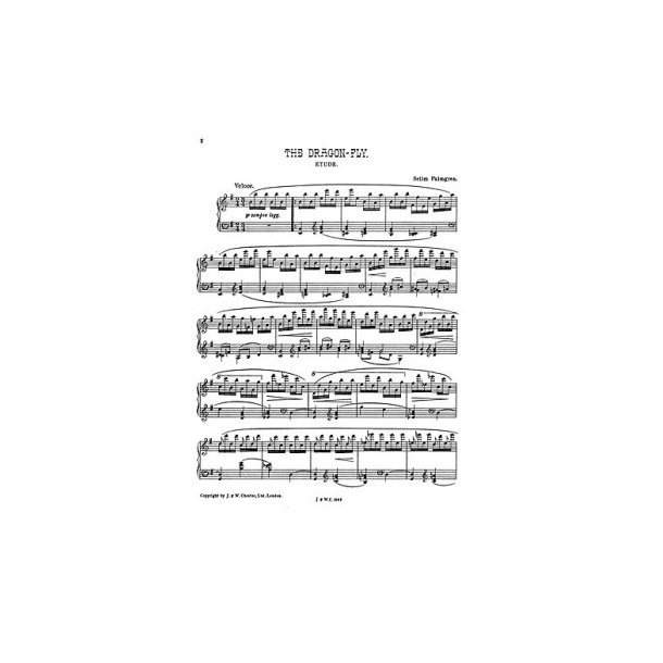 Palmgren: The Dragon Fly for Piano