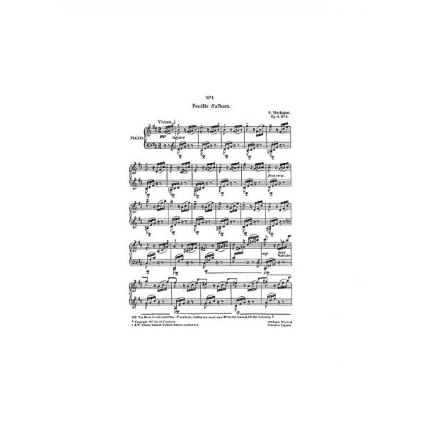 Russian Music For Piano: Book 4