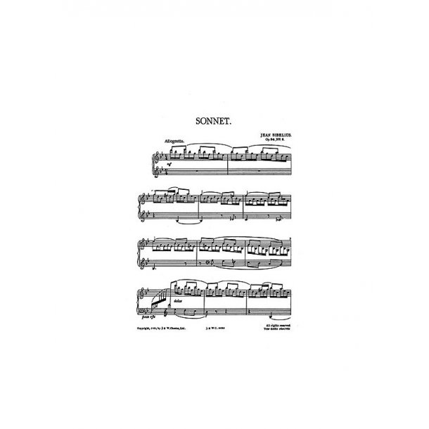 Jean Sibelius: Sonnet Op.94 No.3