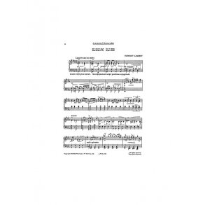 Lambert, C Elegiac Blues For Piano