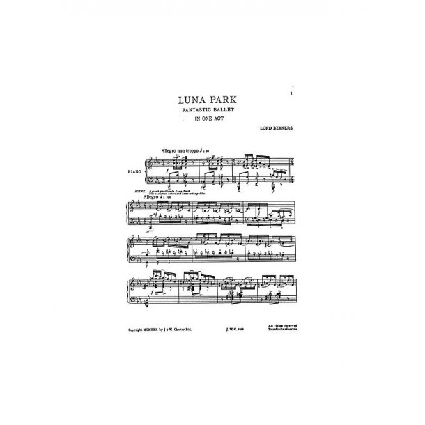 Berners Luna Park (Piano Part)