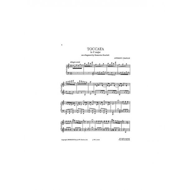 Chaplin: Toccata In C Major (Piano)