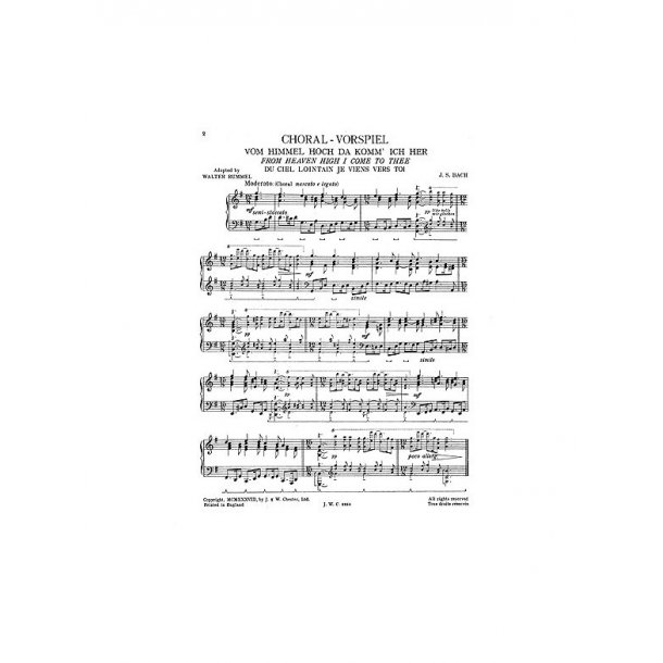 J.S.Bach: From Heaven High I Come To Thee