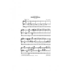 Chapple:  Praeludiana for Organ