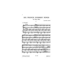 Clifford Curwin: 6 French Nursery Songs For Piano Duet