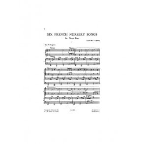 Clifford Curwin: 6 French Nursery Songs For Piano Duet