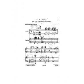 Lennox Berkeley: Concerto For 2 Pianos And Orchestra Op.30 (2 Pianos With Piano Reduction)