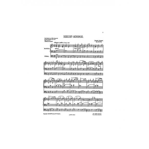 Joseph Jongen: Menuet-Scherzo