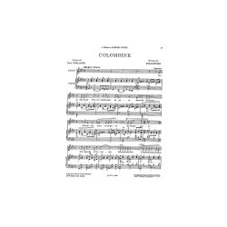Poldowski: Colombine for Voice with Piano acc.