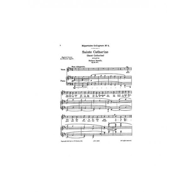 Herbert Howells: Four French Chansons Op.29