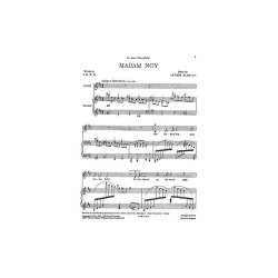 Bliss: Madam Noy (Soprano and Piano Reduction)