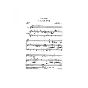 Bliss: Madam Noy (Soprano and Piano Reduction)