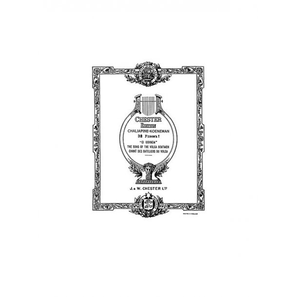 Feodor Chaliapine: The Song Of The Volga Boatmen