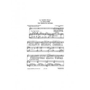 Malipiero: The Bereaved Mother From Sette Canzoni for Soprano Solo with Piano acc.