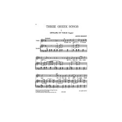 Lennox Berkeley: Three Greek Songs Op.38