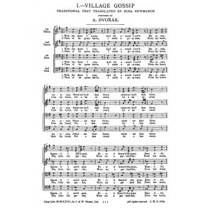 Antonin Dvorak: Village Gossip (TTBB)