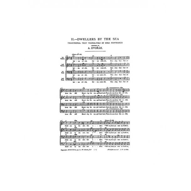 Antonin Dvorak: Dwellers By The Sea (Ttbb)