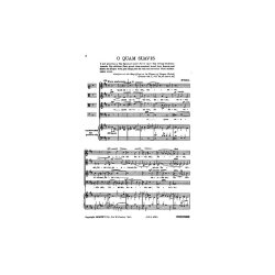 William Byrd: O Quam Suavis (Collins)  Satb  (L)