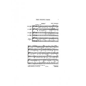 John Shepherd: The French Mass for SATB Chorus