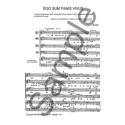 William Byrd: Ego Sum Panis Vivus (Collins) Satb  (L)