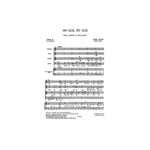 Blow: My God, My God, Look Upon Me for SATB Chorus