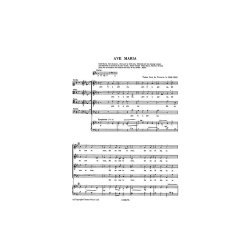 Victoria  Ave Maria (Steele)  Satb (L)