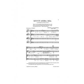 Palestrina: Sitivit Anima Mea SATB