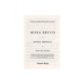 Lennox Berkeley: Missa Brevis Op.57 (Original Latin Version)