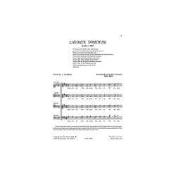 Pitoni: Laudate Dominum (Steele) Satb