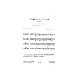 Orlando Lassus: Benedicam Dominum (Steele) SATB