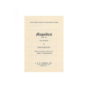 Claudio Casciolini: Magnificat Tone VII