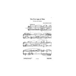 Thea Musgrave: The 5 Ages Of Man (Vocal Score)