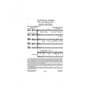 Lassus: Justorum Animae