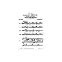 Thea Musgrave: Memento Creatoris For SATB And Organ