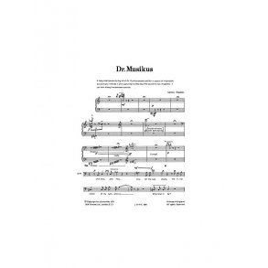 Hopkins: Dr Musikus Children's Opera (Vocal Score)