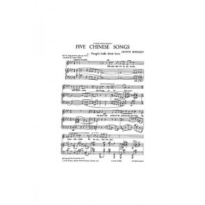 Lennox Berkeley: Five Chinese Songs Op.78